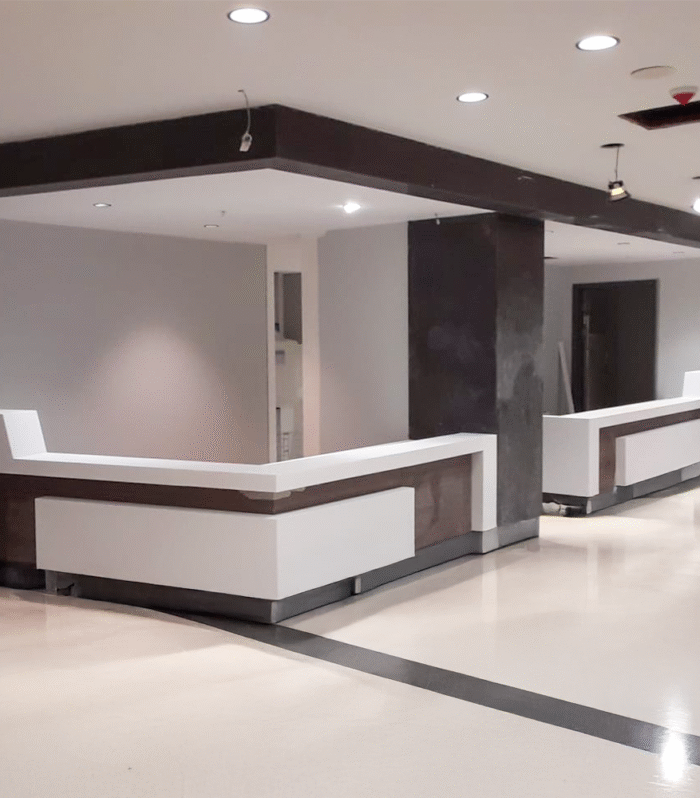 Akrilik Karşılama Bankoları Kafe Restoran Bankoları